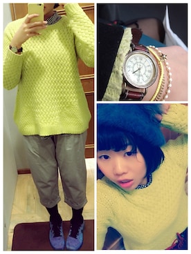 m o c h i 。さん（レディース・172cm）の冬コーディネート