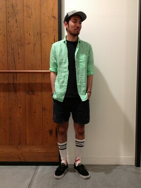 hanadaさん（メンズ・177cm）の夏コーディネート