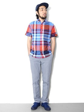 hanadaさん（メンズ・177cm）の春コーディネート