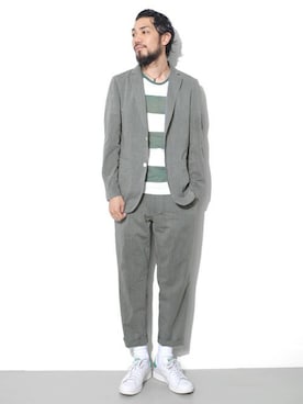 hanadaさん（メンズ・177cm）の春コーディネート