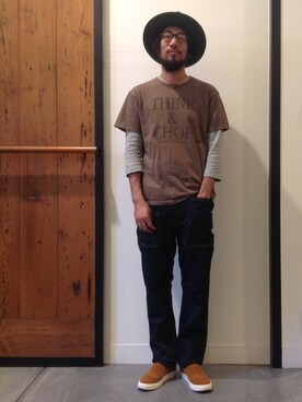 hanadaさん（メンズ・177cm）の春コーディネート