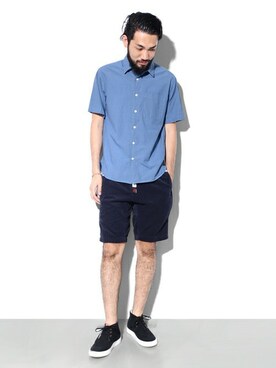 hanadaさん（メンズ・177cm）の夏コーディネート