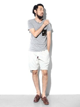 hanadaさん（メンズ・177cm）の夏コーディネート