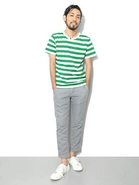 hanadaさん（メンズ・177cm）の夏コーディネート