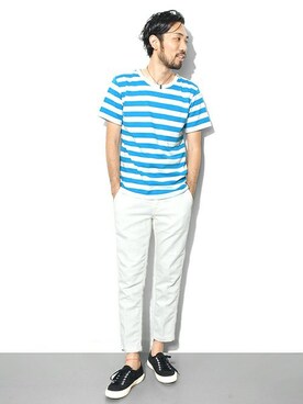 hanadaさん（メンズ・177cm）の夏コーディネート