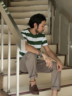 hanadaさん（メンズ・177cm）の夏コーディネート