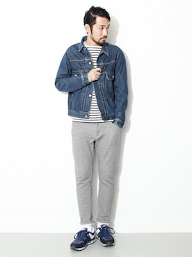 hanadaさん（メンズ・177cm）の冬コーディネート