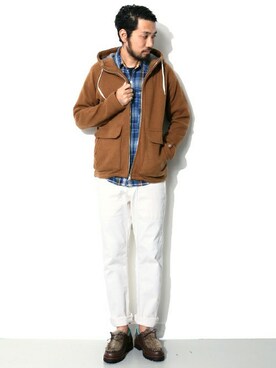 hanadaさん（メンズ・177cm）の冬コーディネート