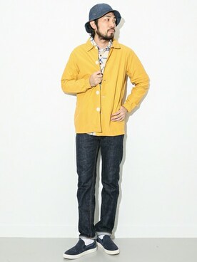 hanadaさん（メンズ・177cm）の冬コーディネート