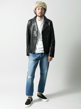 hanadaさん（メンズ・177cm）の秋コーディネート