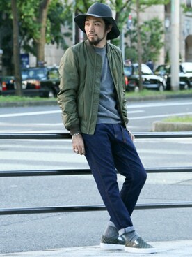 hanadaさん（メンズ・177cm）の秋コーディネート