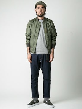 hanadaさん（メンズ・177cm）の秋コーディネート