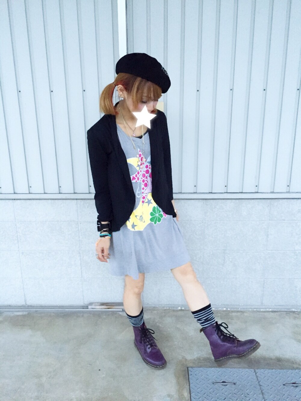 Vivienne Westwoodのチュニックを使った人気ファッション