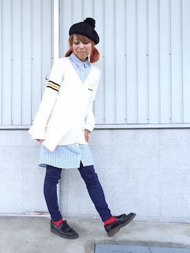 「B'2nd re'qua（ビーセカンドレクア）のアイテム」を使った、SHIshaMOmo☆さん（レディース・159cm）の秋コーディネート