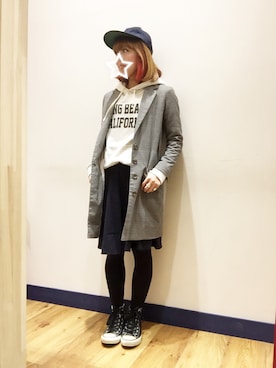 SHIshaMOmo☆さん（レディース・158cm）の冬コーディネート