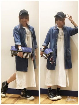 「RNA」｜「アイテム（ラッピングキット）」を使った、SHIshaMOmo☆さん（レディース・158cm）の秋コーディネート