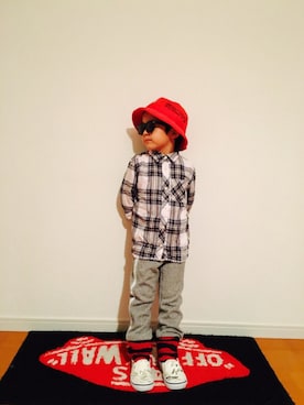 リトさん（キッズ・100cm）の秋コーディネート