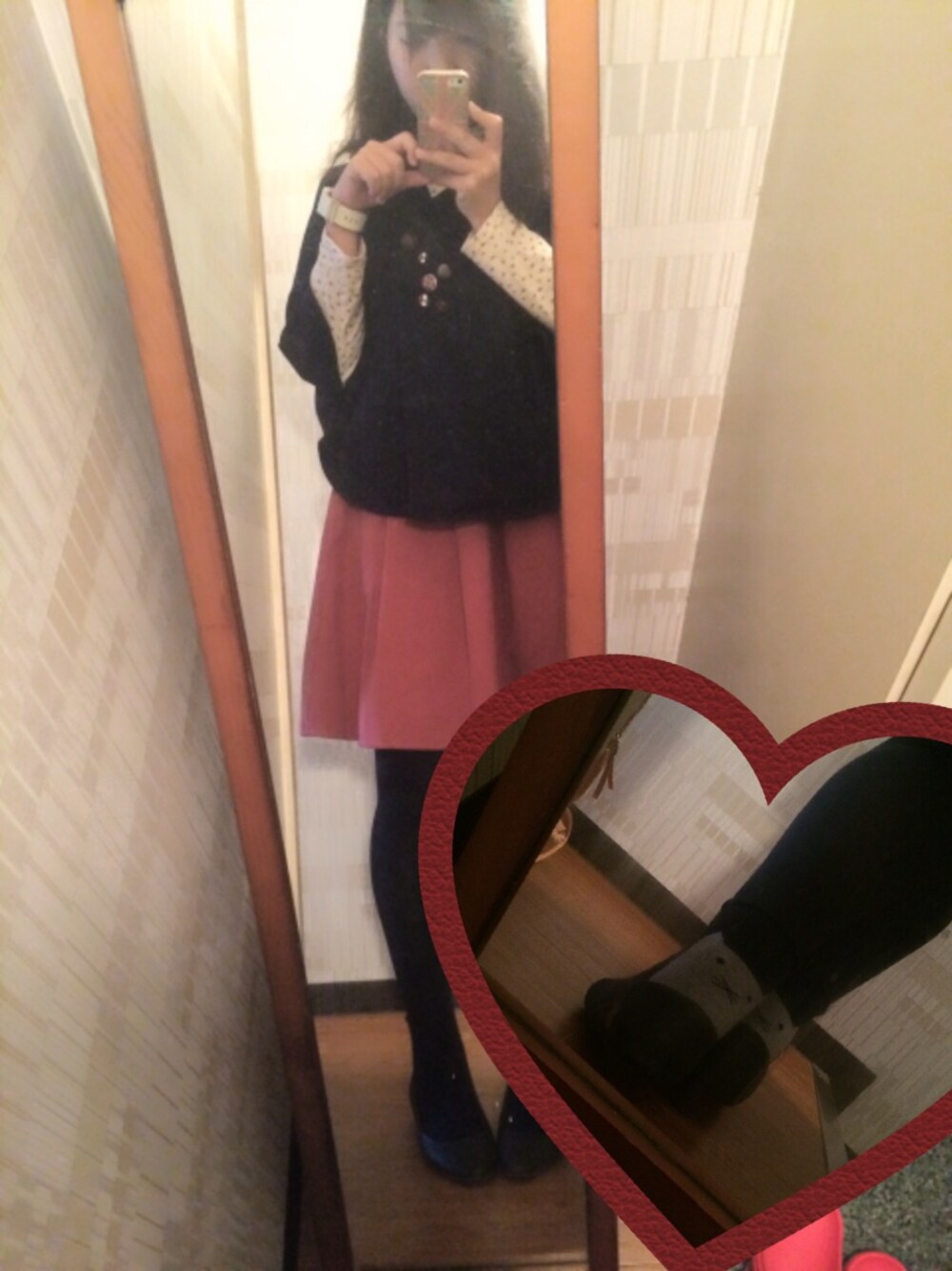 「ikkaのアイテム（パンプス、ブラック系）」を使った、shihoさん（レディース・160cm）の秋コーディネートの1枚目の写真