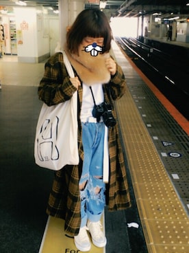 「humor」｜あゆみさん（レディース・159cm）の冬コーディネート