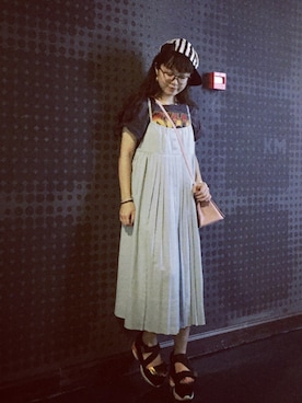 「Supreme.La.La.（シュープリームララ）のアイテム（アクセサリー）」を使った、Seryouxxxさん（レディース・153cm）の夏コーディネート