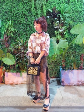 「HELL CAT PUNKS（ヘルキャットパンクス）のアイテム（アクセサリー）」を使った、Seryouxxxさん（レディース・153cm）の秋コーディネート