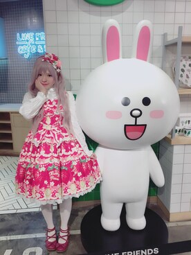 「lolitafashion」｜「アイテム（その他）」を使った、西井夏音さん（レディース・163cm）の冬コーディネート
