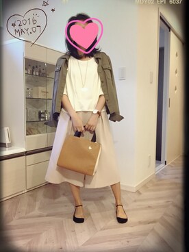 @myuさん（レディース・154cm）の春コーディネート