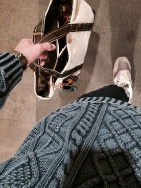「RRL（ダブル アール エル）のアイテム（アクセサリー）」を使った、icchy naokiさん（メンズ・176cm）の秋コーディネート