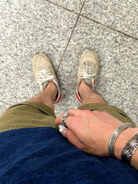 「RRL（ダブル アール エル）のアイテム（アクセサリー）」を使った、icchy naokiさん（メンズ・176cm）の夏コーディネート
