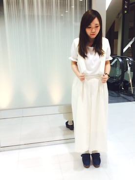 「アイテム（腕時計、ブラウン系）」を使った、ちぃさん（レディース・158cm）の春コーディネート