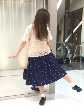 「NUOVO（ヌオーヴォ）のアイテム」を使った、ちぃさん（レディース・158cm）の夏コーディネート