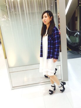 「American Eagle（アメリカンイーグル）のアイテム」を使った、ちぃさん（レディース・158cm）の夏コーディネート