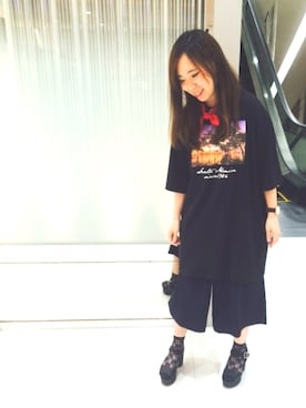 「AS KNOW AS plus（アズノゥアズプラス）のアイテム（財布/小物）」を使った、ちぃさん（レディース・158cm）の夏コーディネート