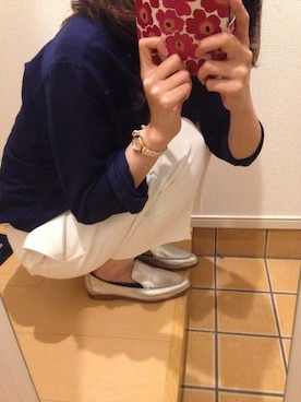 「アイテム（アナログ腕時計、ピンク系）」を使った、Natsukiさん（レディース・163cm）の春コーディネート