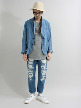 fukusima613さん(メンズ・175cm)の春コーディネート