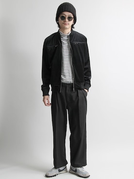 「ルード」｜「アイテム（ブルゾン）」を使った、fukusima613さん（メンズ・175cm）の秋コーディネート