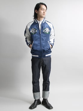 「WEGO（ウィゴー）のアイテム（ブルゾン）」を使った、fukusima613さん（メンズ・175cm）の冬コーディネート