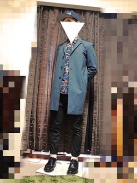 「N.HOOLYWOOD（N.ハリウッド）のアイテム（その他）」を使った、 たみおさん（メンズ・170cm）の冬コーディネート