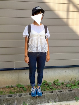 「Right-on（ライトオン）のアイテム」を使った、UKIさん（レディース・155cm）の秋コーディネート