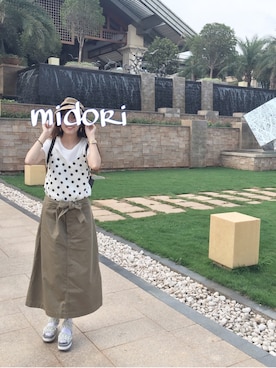 midoriさん（レディース・168cm）の夏コーディネート