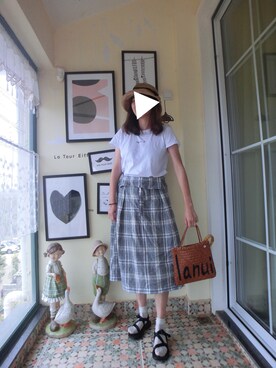 midoriさん（レディース・168cm）の夏コーディネート