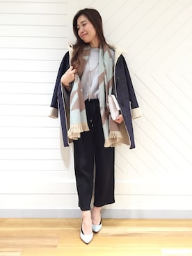 「Viflan（ヴィフラン）のアイテム」を使った、doudou_ebiさん（レディース・166cm）の秋コーディネート