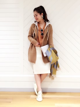 「Viflan（ヴィフラン）のアイテム」を使った、doudou_ebiさん（レディース・166cm）の秋コーディネート