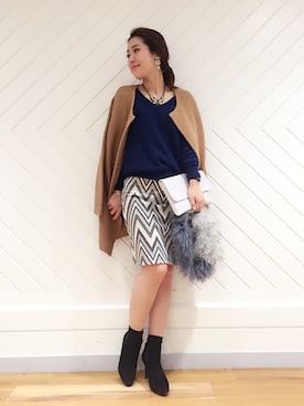 「Viflan（ヴィフラン）のアイテム」を使った、doudou_ebiさん（レディース・166cm）の冬コーディネート