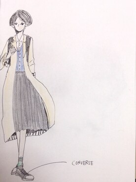 「春コート」｜あんさん（レディース・158cm）の春コーディネート