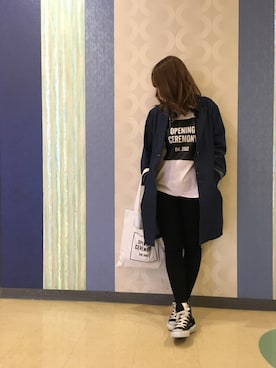 「minsshop（ミンスショップ）のアイテム」を使った、chanyuuさん（レディース・158cm）の春コーディネート