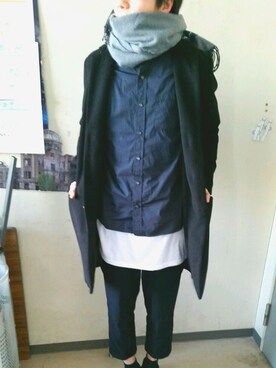 「GLOBAL WORK（グローバルワーク）のアイテム（その他）」を使った、コカッピーさん（メンズ・177cm）の冬コーディネート
