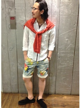 ぐっさんさん（メンズ・166cm）の春コーディネート