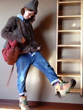 Kahoさん(レディース・157cm)の冬コーディネート