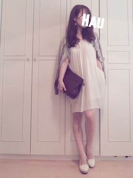 「A part by（アパートバイ）のアイテム（ワンピース/ドレス）」を使った、haushinkaさん（レディース・157cm）の秋コーディネート